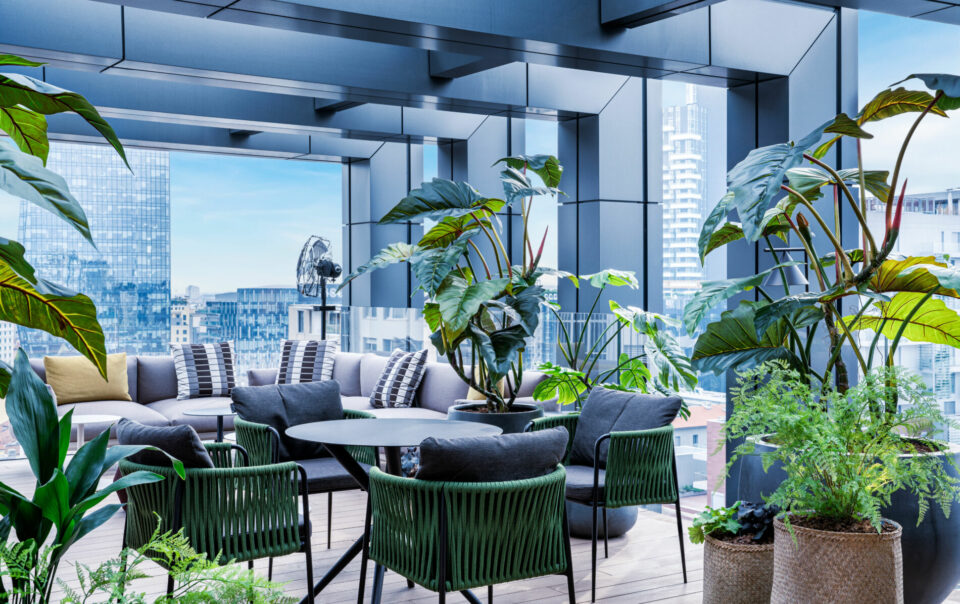 Hyatt Centric Milano Centrale Milan Hotel Restaurant Food Rooftop Terrazza