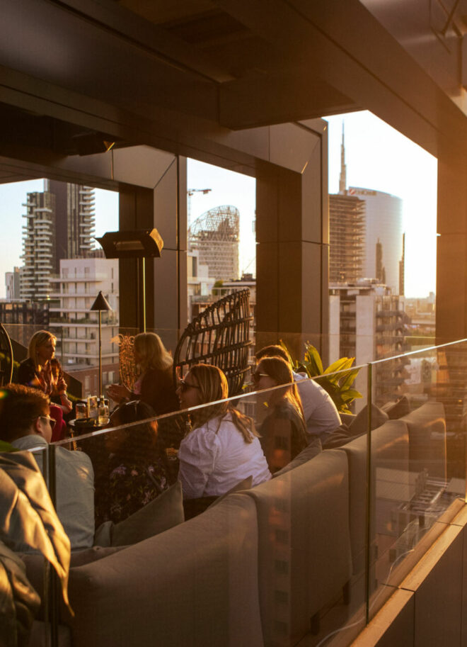 Hyatt Centric Milano Centrale Milan Hotel Restaurant Food Rooftop Terrazza