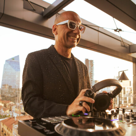 DJ set Rooftop Milano Milan Organics Skygarden